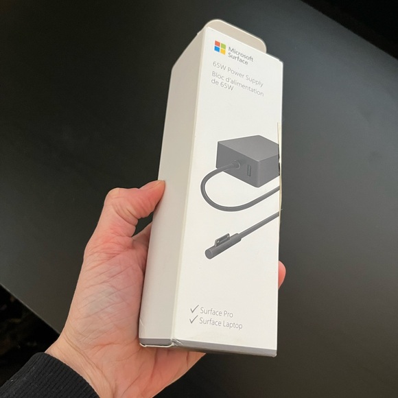 Microsoft Surface 65W Power Supply Charger - Black - Picture 2 of 5
